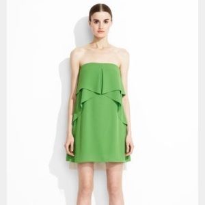 NWOT BCBGMaxAzaria | Runway Collection Fei Fei Green Mini Dress, Size 6